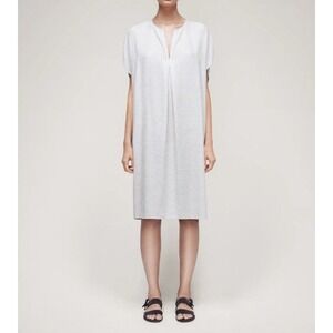 Samuji Finland Spring 2015 Dress Size 38/M Beige Silk Linen Blend Lagenlook